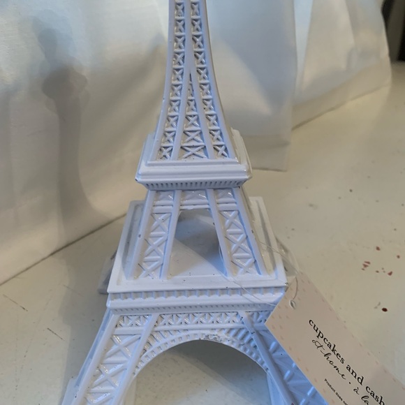 NEW- Cupcakes & Cashmere White Eiffel Tower Accent - Picture 5 of 6